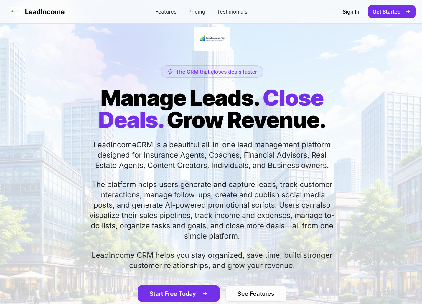 LEADINCOMECRM